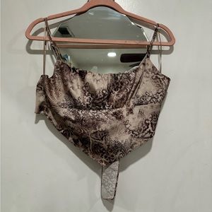 Garage Bandeau Crop Top